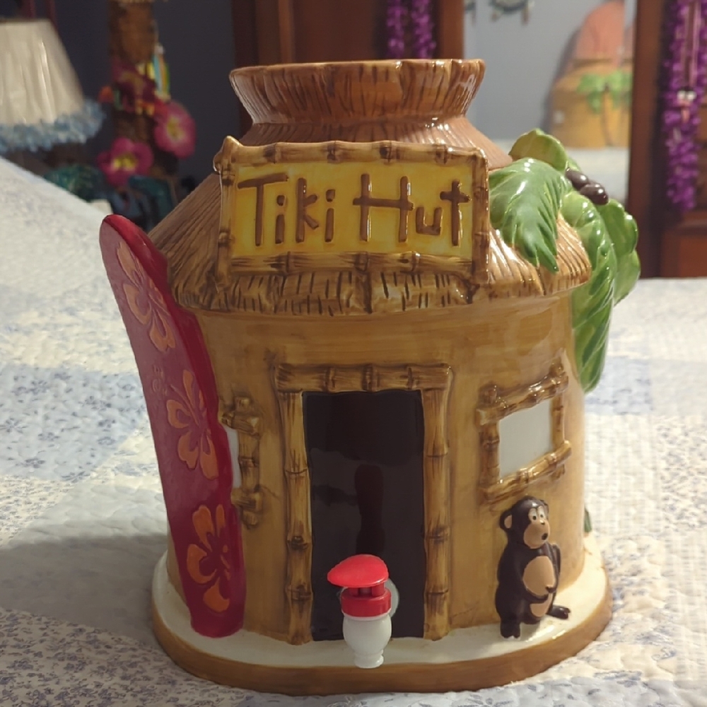 Tiki Hut Drink Dispenser